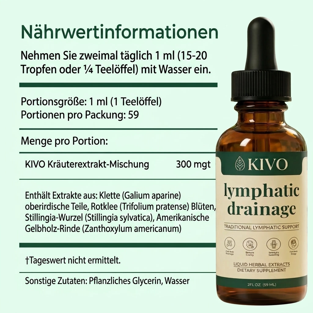 Kivo Lymphatische Detox-Tropfen
